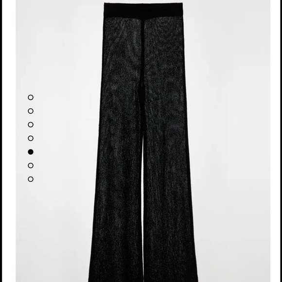 Zara High-waisted pants with Flared legs in black XL - Picture 2 of 10